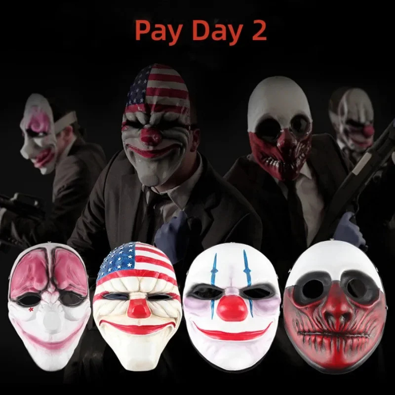 Party Games Steam Free - หน้ากากคอสเพลย์ Steam Game Pay Day 2