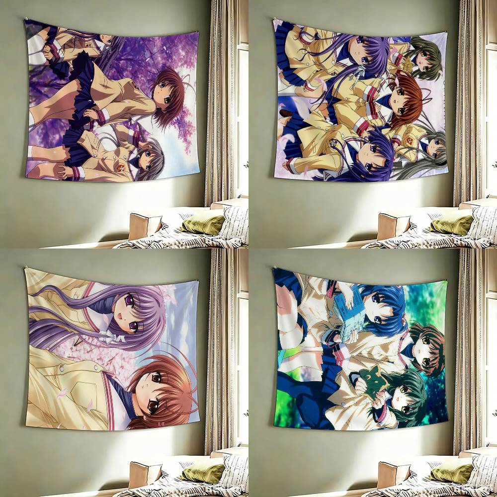 Party Games Best - ธงเกมอนิเมะ CLANNAD ราคาดีที่สุด สำหรับตกแต่งงานปิกนิกกลางแจ้ง งานปาร์ตี้ งานศิลปะ