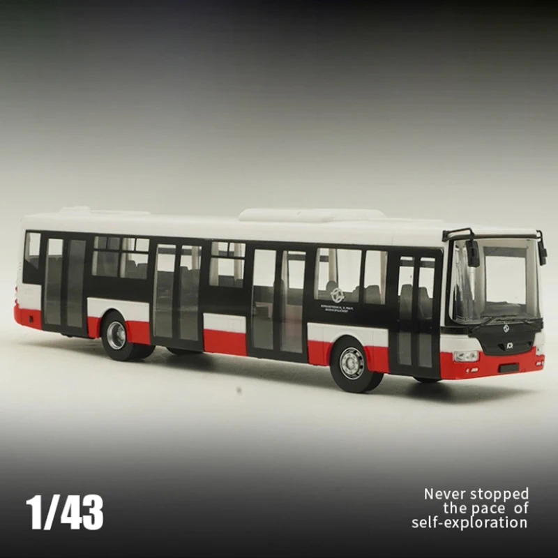 Party Games Bus - รถบัสจำลองพลาสติกย้อนยุค SOR-NB12 MHD Praha ขนาด 1:43