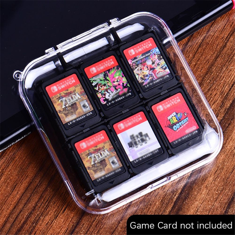Party Games Nintendo Switch - เคสใสแข็งสำหรับใส่ตลับเกมส์ 12 ตลับ สำหรับ Nintendo Switch
