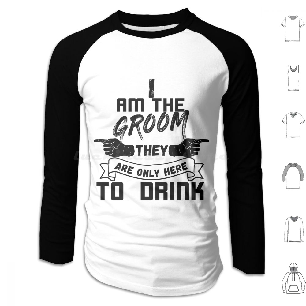 Party Games Best - ฉันคือเจ้าบ่าว-ปาร์ตี้สละโสด / เสื้อฮู้ดแขนยาวสำหรับปาร์ตี้สละโสด ไอเดียเกมส์ คำพูดสำหรับเจ้าบ่าว สามี