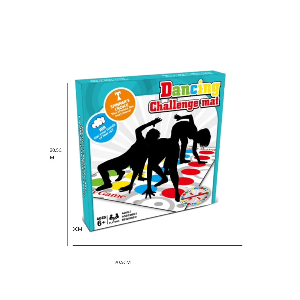 Party Games For 7 People - เกมทวิสเตอร์ขายดี, แผ่นรองฝึกสมดุลแบบคลาสสิกสำหรับออกกำลังกาย, เกมแบบอินเทอร์แอคทีฟสำหรับงานปาร์ตี้ครอบครัว, ของเล่นกิจกรรมสนุกๆ ทั้งในร่มและกลางแจ้งสำหรับเด็กอายุ 6