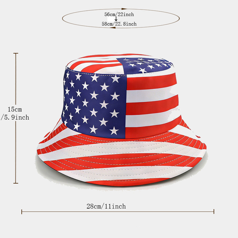 ชุดหมวกชาวประมงลายธงชาติสหรัฐอ - Party Games Usa บทวิจารณ์และราคา