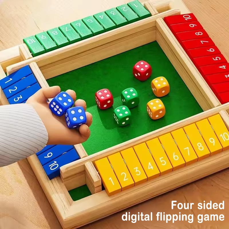 เกมกล่องไม้ ลูกเต๋า ไพ่พลิกสี่ - Party Games For 7 People บทวิจารณ์และราคา