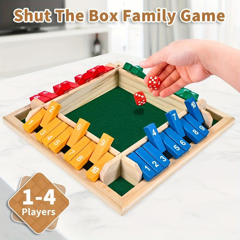 เกมกล่องไม้ ลูกเต๋า ไพ่พลิกสี่ - Party Games For 7 People บทวิจารณ์และราคา