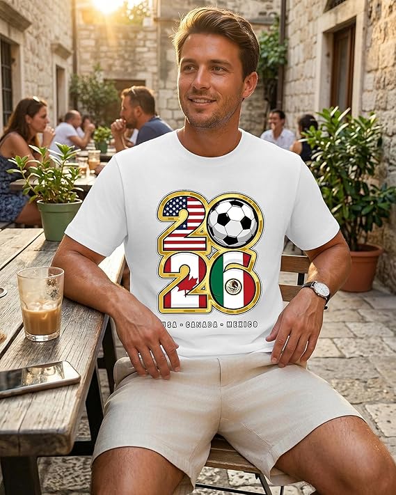เสื้อยืดแฟนฟุตบอลปี 2026 สำหรั - Party Games Usa บทวิจารณ์และราคา
