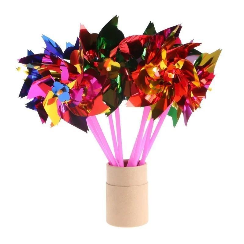 6 ชิ้นพลาสติกกังหันลมพินวีลกัง - Games Garden Party บทวิจารณ์และราคา