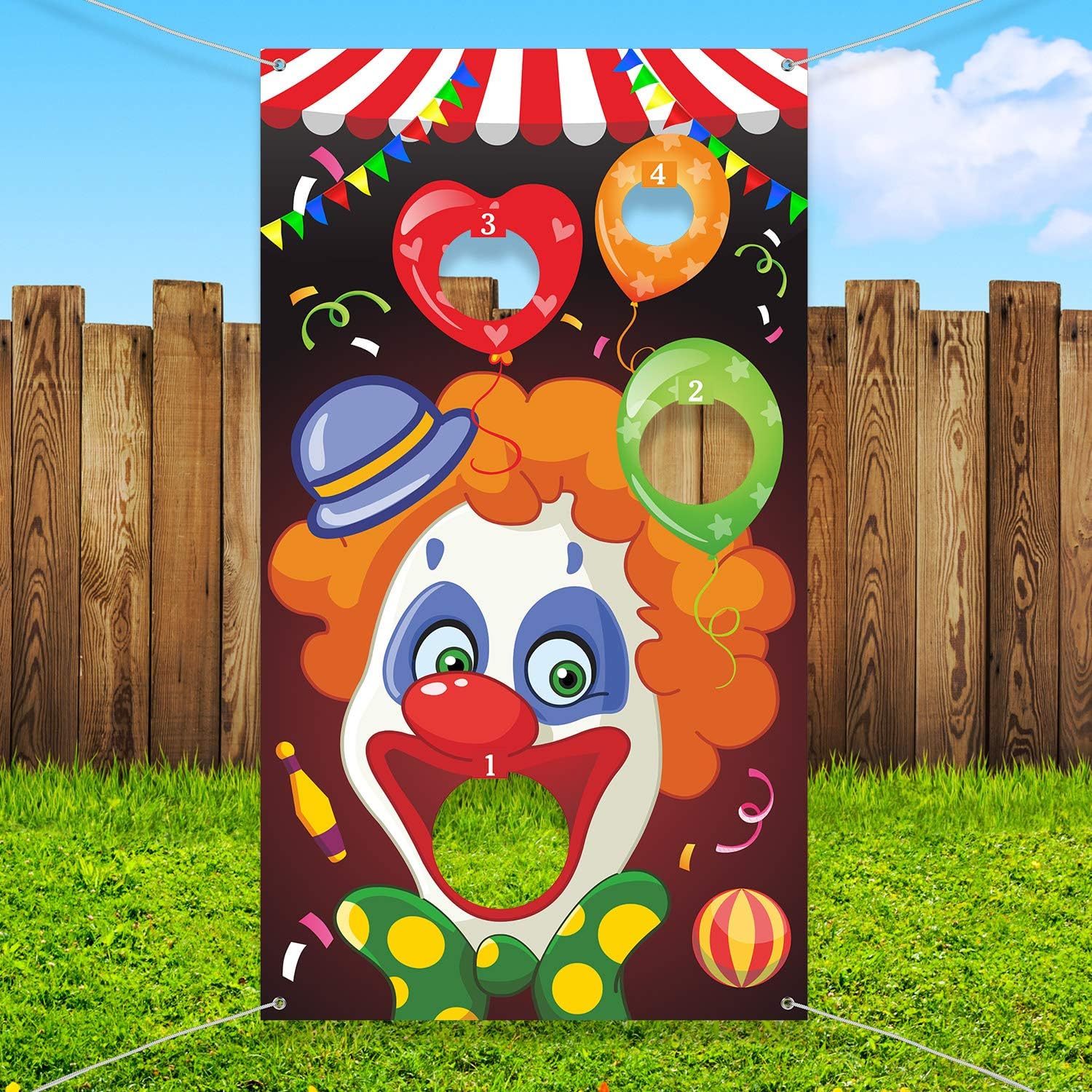 ป้ายเกมโยนถุงกระดาษงานคาร์นิวั - Party Games Kids And Adults บทวิจารณ์และราคา