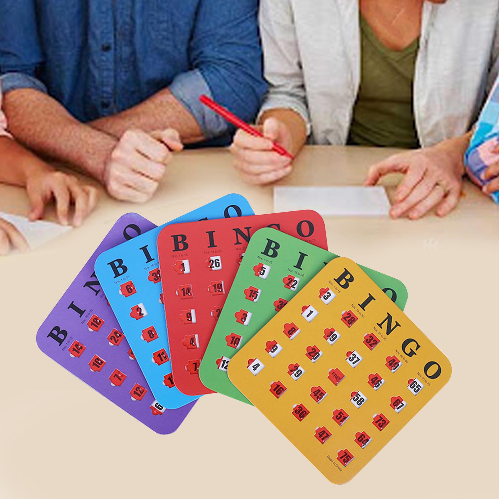 5 ชิ้นพิมพ์ขนาดใหญ่บิงโกกระดาษ - Party Games Group For Adults บทวิจารณ์และราคา