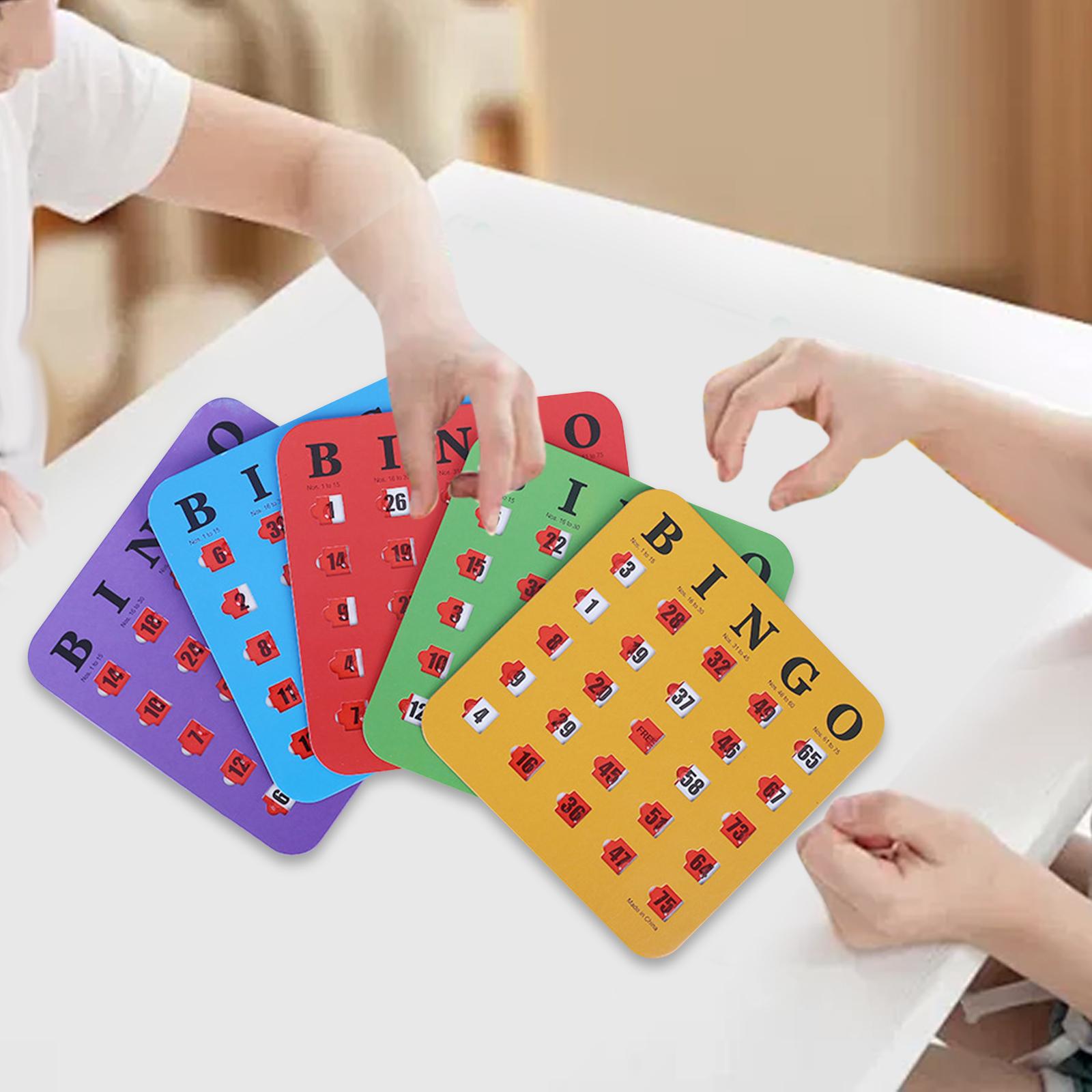 5 ชิ้นพิมพ์ขนาดใหญ่บิงโกกระดาษ - Party Games Group For Adults บทวิจารณ์และราคา