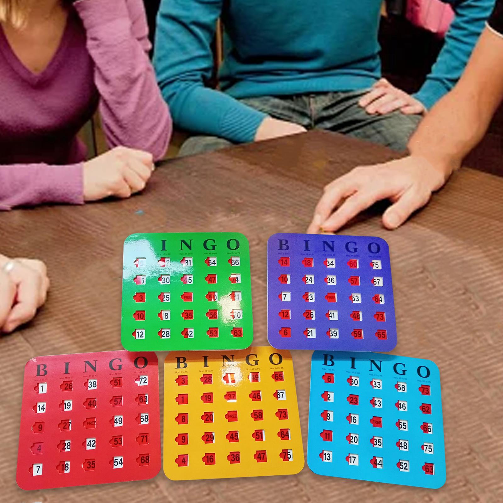 5 ชิ้นพิมพ์ขนาดใหญ่บิงโกกระดาษ - Party Games Group For Adults บทวิจารณ์และราคา